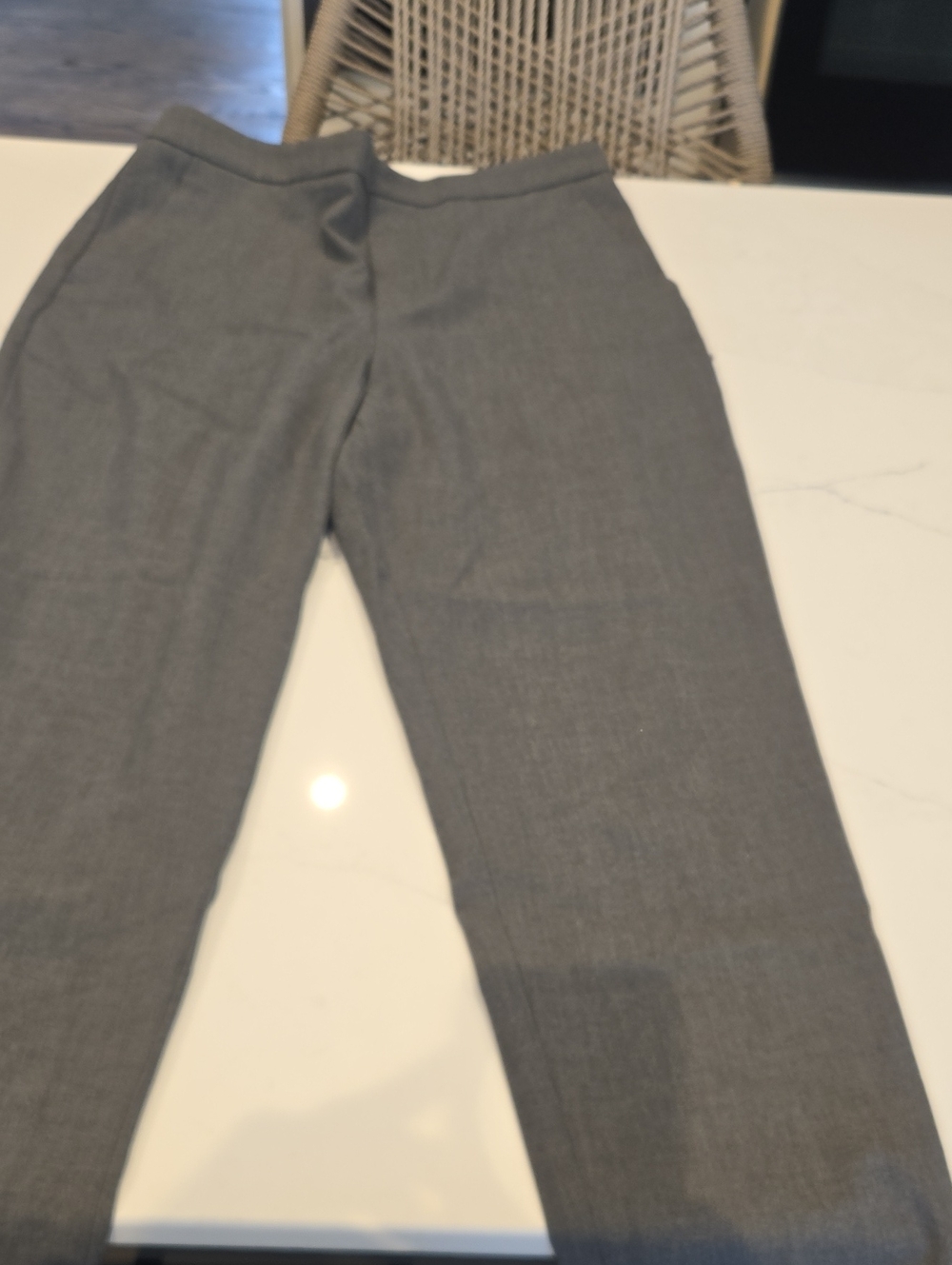 Banana Republic Gray Straight-Leg Women's Dress Pants